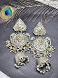 E37B - Kranti Big Brass earrings