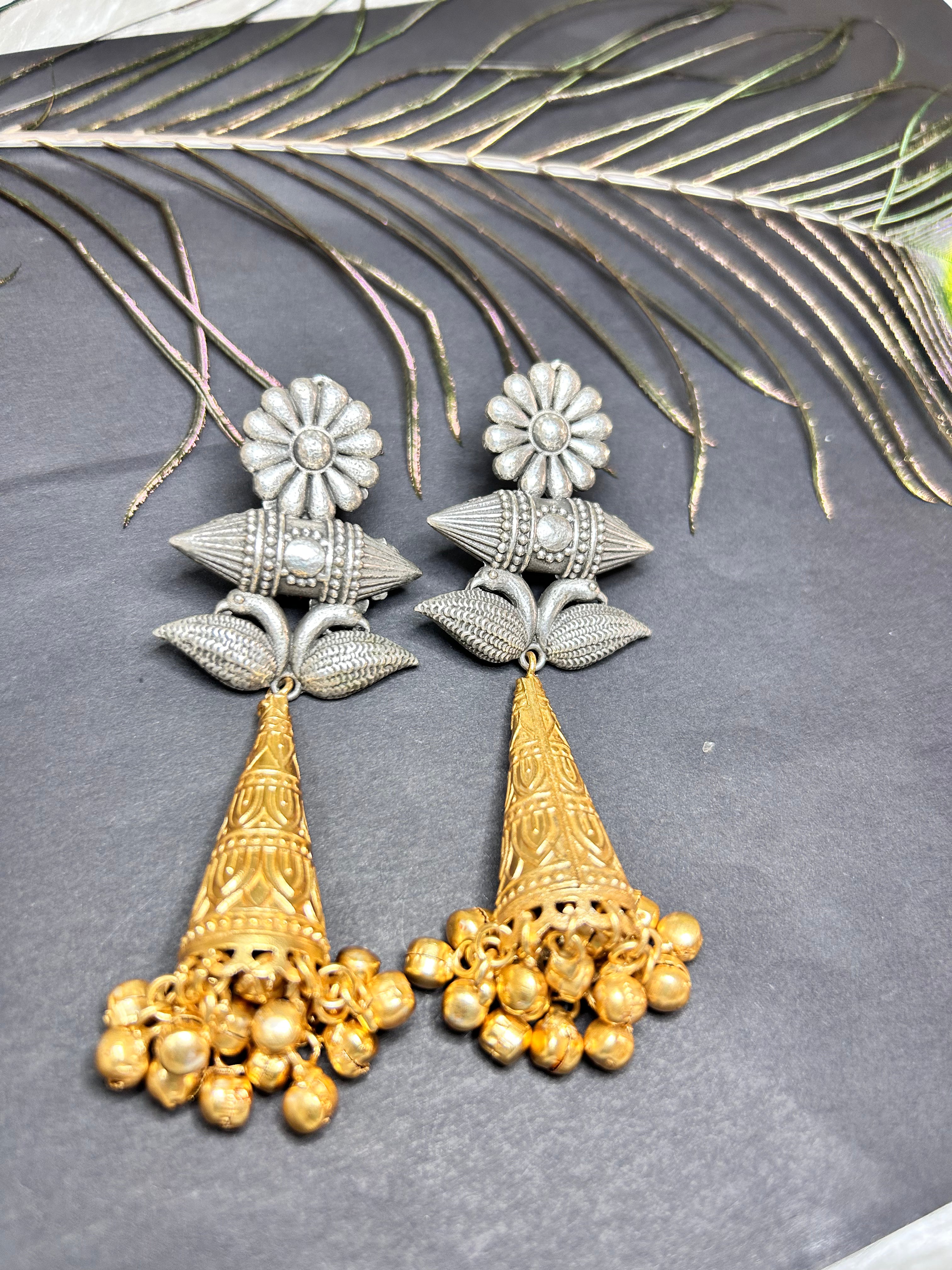 Sample dual tone earring