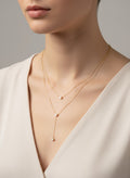 Jharna double layered AD anti tarnish necklace